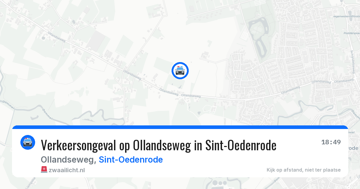 Verkeersongeval op Ollandseweg in Sint-Oedenrode — 5 jun 2026