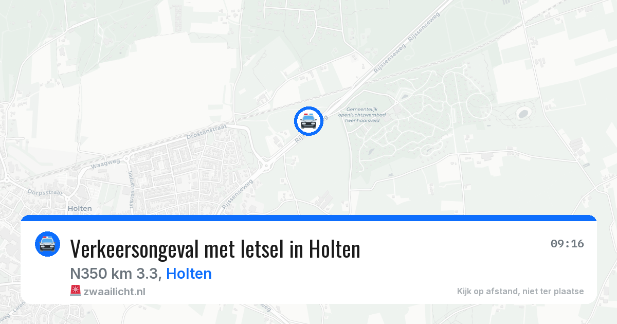 Verkeersongeval met letsel in Holten — 3 mrt 2026