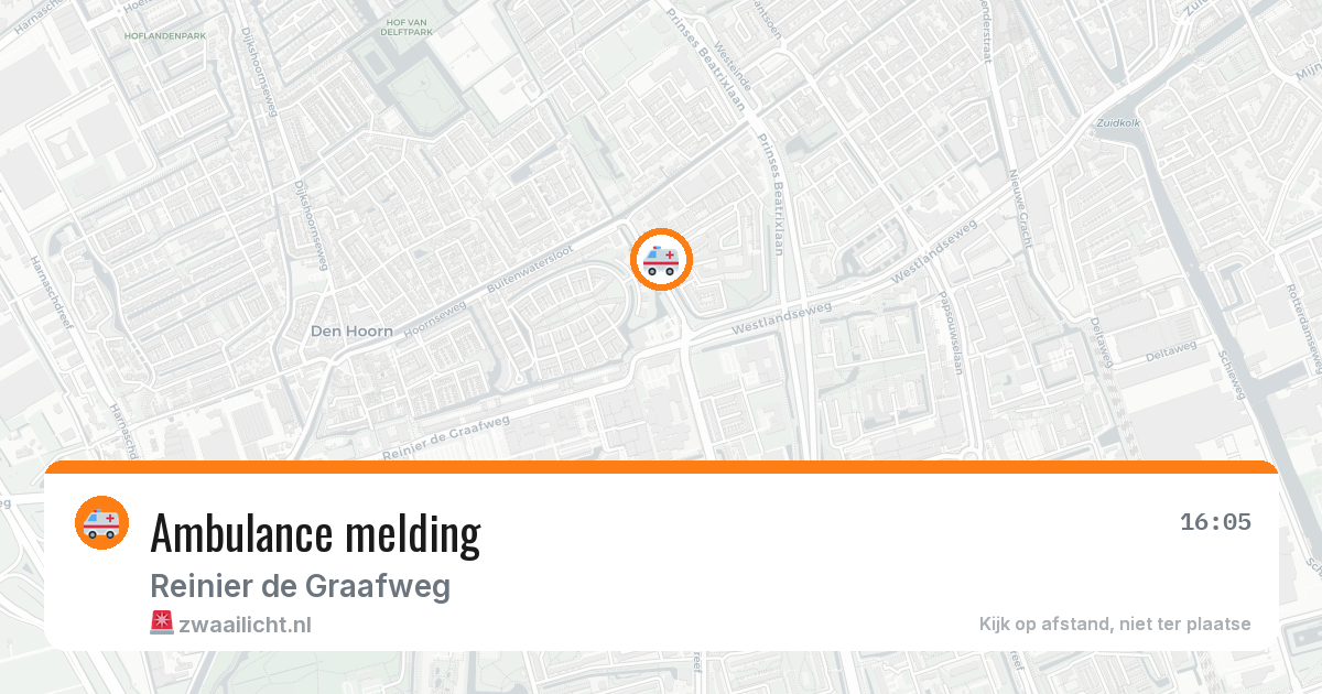 Ambulance melding — 29 apr 2026