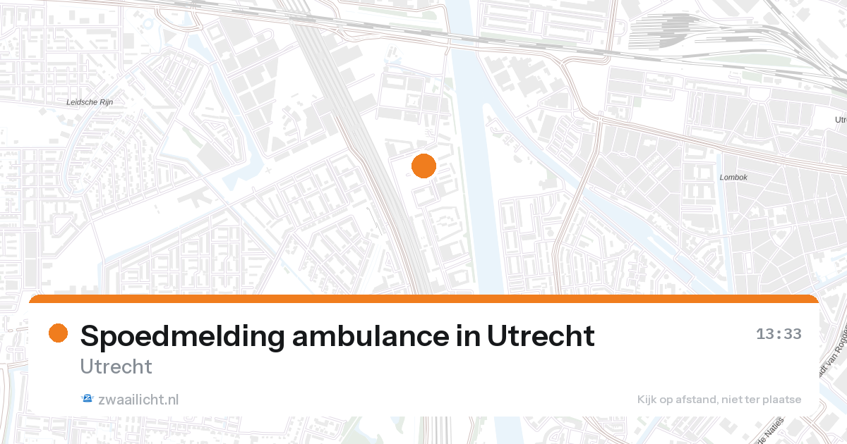 Spoedmelding ambulance in Utrecht — 28 aug 2026