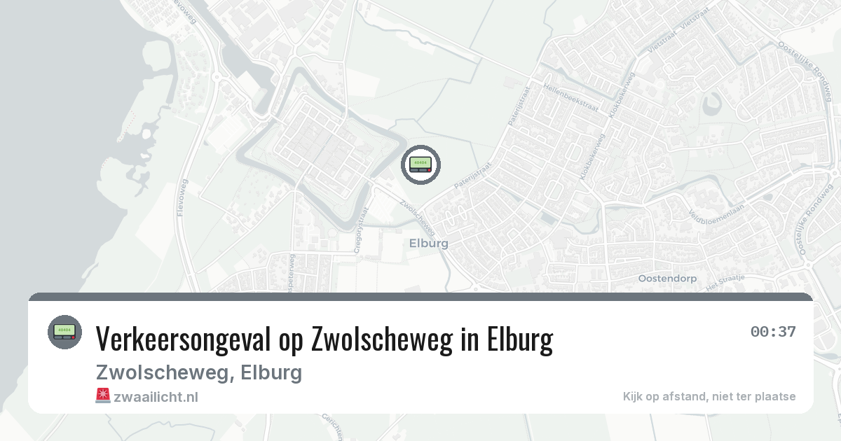 Verkeersongeval op Zwolscheweg in Elburg — 12 aug 2026