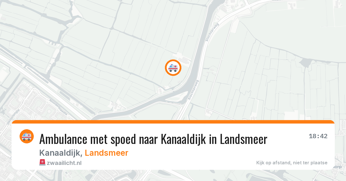 Ambulance met spoed naar Kanaaldijk in Landsmeer — 30 apr 2026