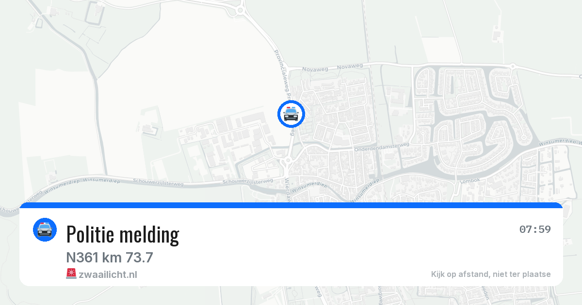 Politie melding — 2 jul 2026