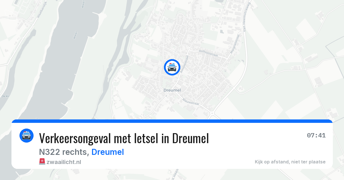 Verkeersongeval met letsel in Dreumel — 24 mrt 2026