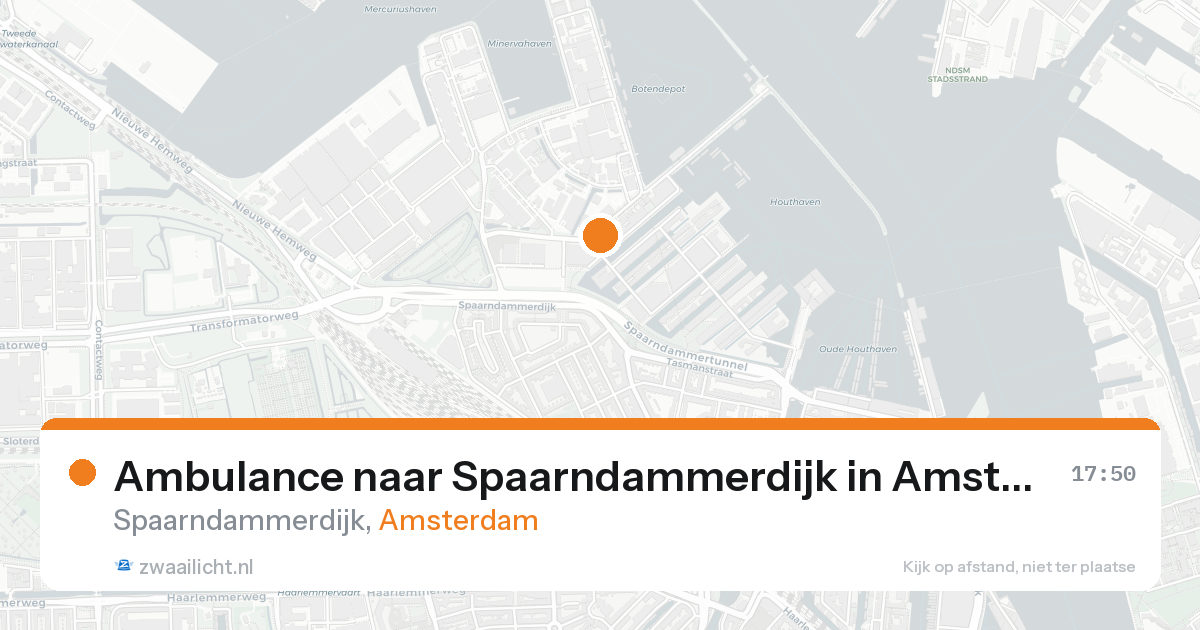 Ambulance naar Spaarndammerdijk in Amsterdam — 7 feb 2026
