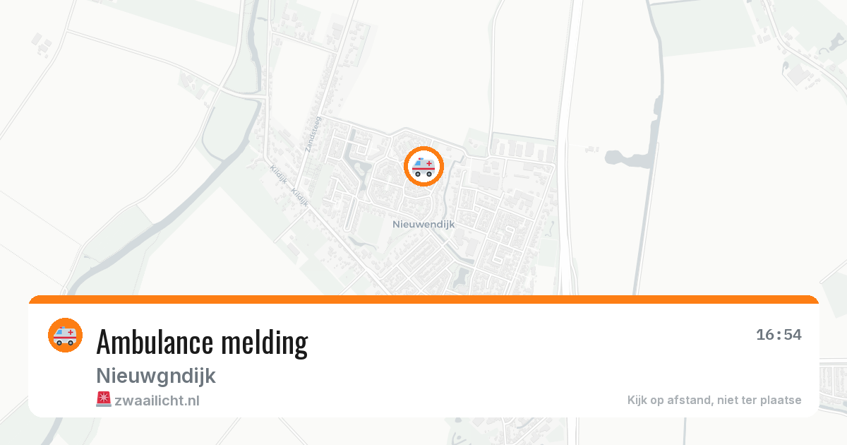 Ambulance melding — 3 jul 2026