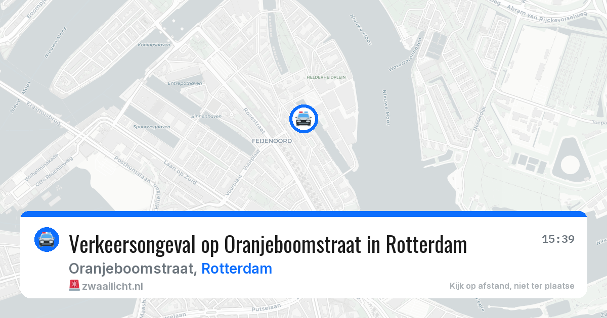 Verkeersongeval op Oranjeboomstraat in Rotterdam — 17 mrt 2026