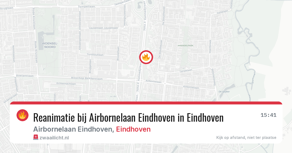 Reanimatie bij Airbornelaan Eindhoven in Eindhoven — 3 mei 2026