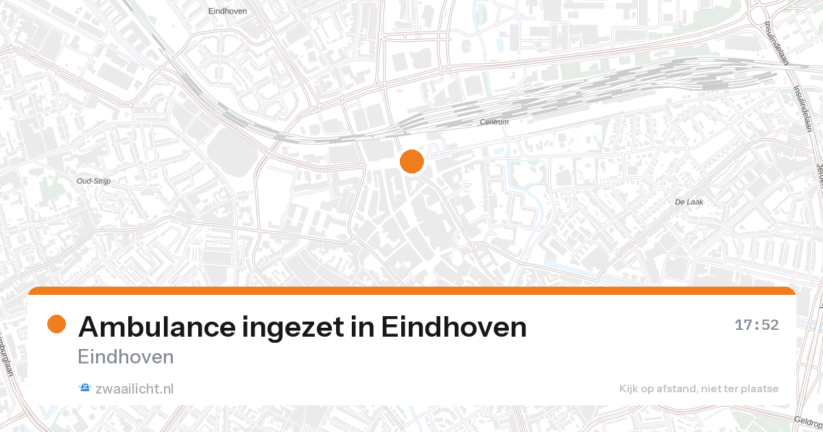 Ambulance ingezet in Eindhoven — 11 mrt 2026
