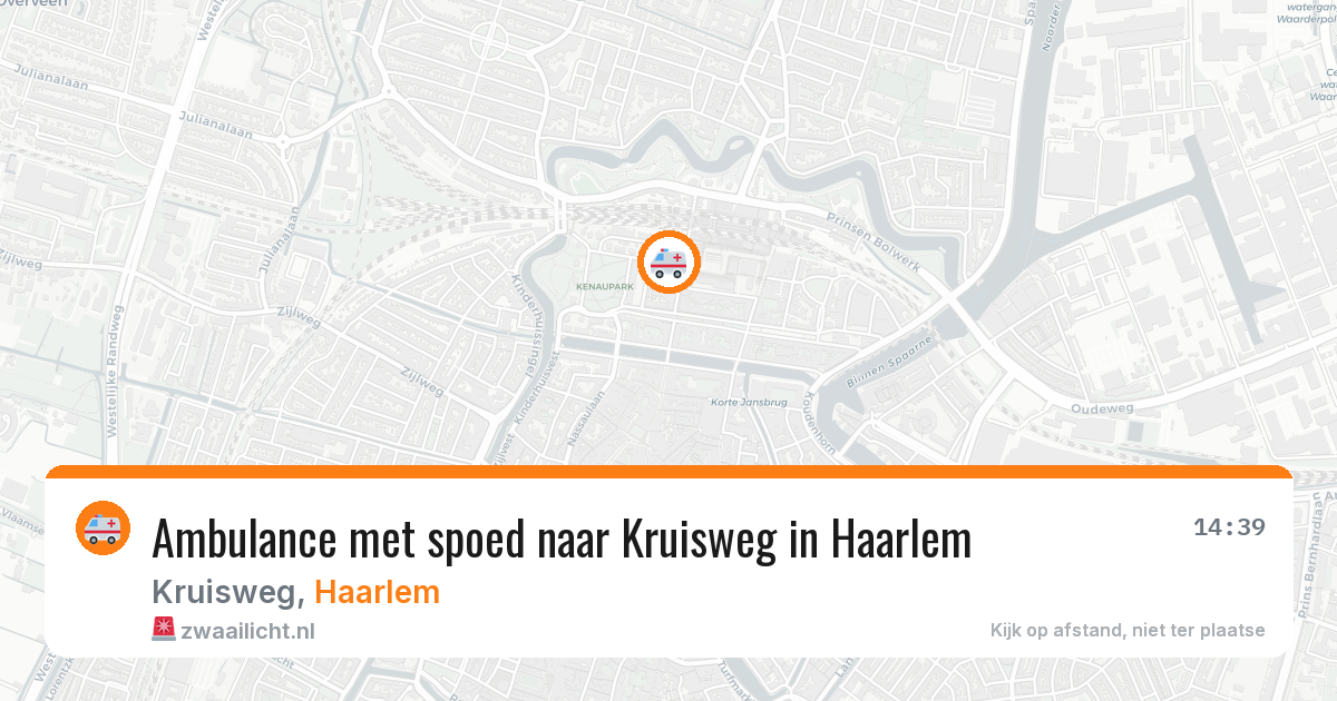 Ambulance met spoed naar Kruisweg in Haarlem — 5 mei 2026