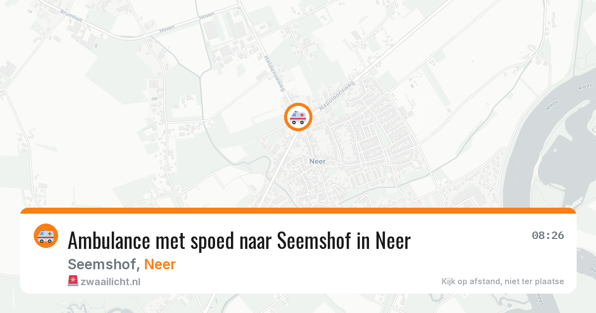 Ambulance met spoed naar Seemshof in Neer — 28 jun 2026