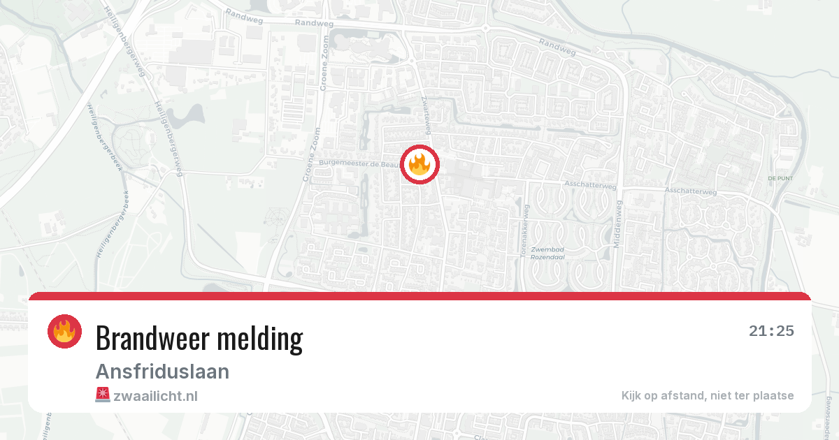 Brandweer melding — 4 jun 2026