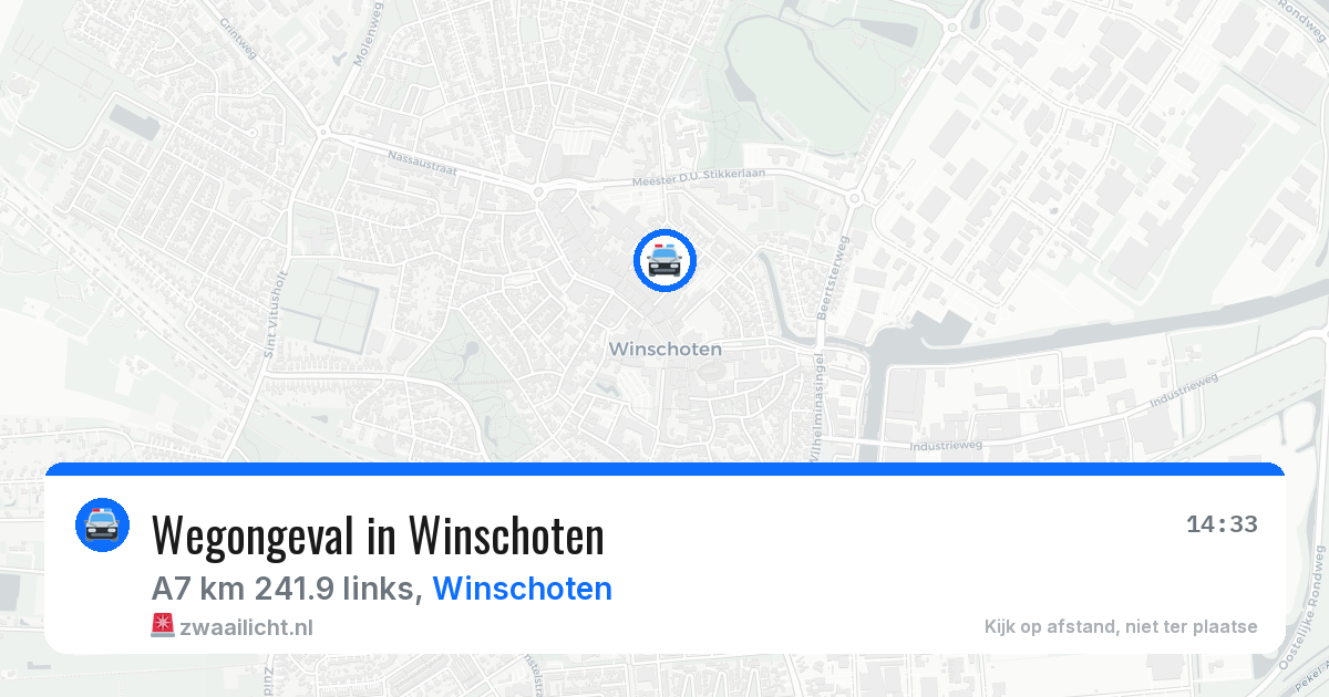 Wegongeval in Winschoten — 24 jan 2026