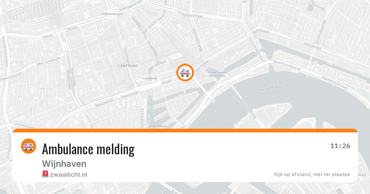 Ambulance melding — 22 jun 2026