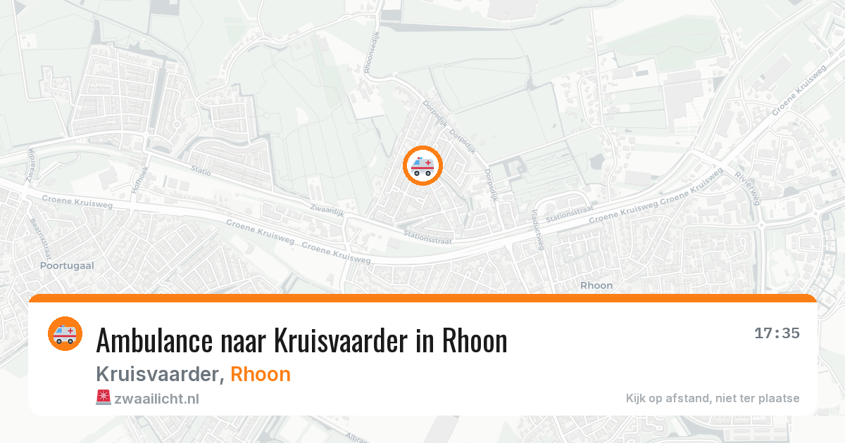 Ambulance naar Kruisvaarder in Rhoon — 24 mrt 2026
