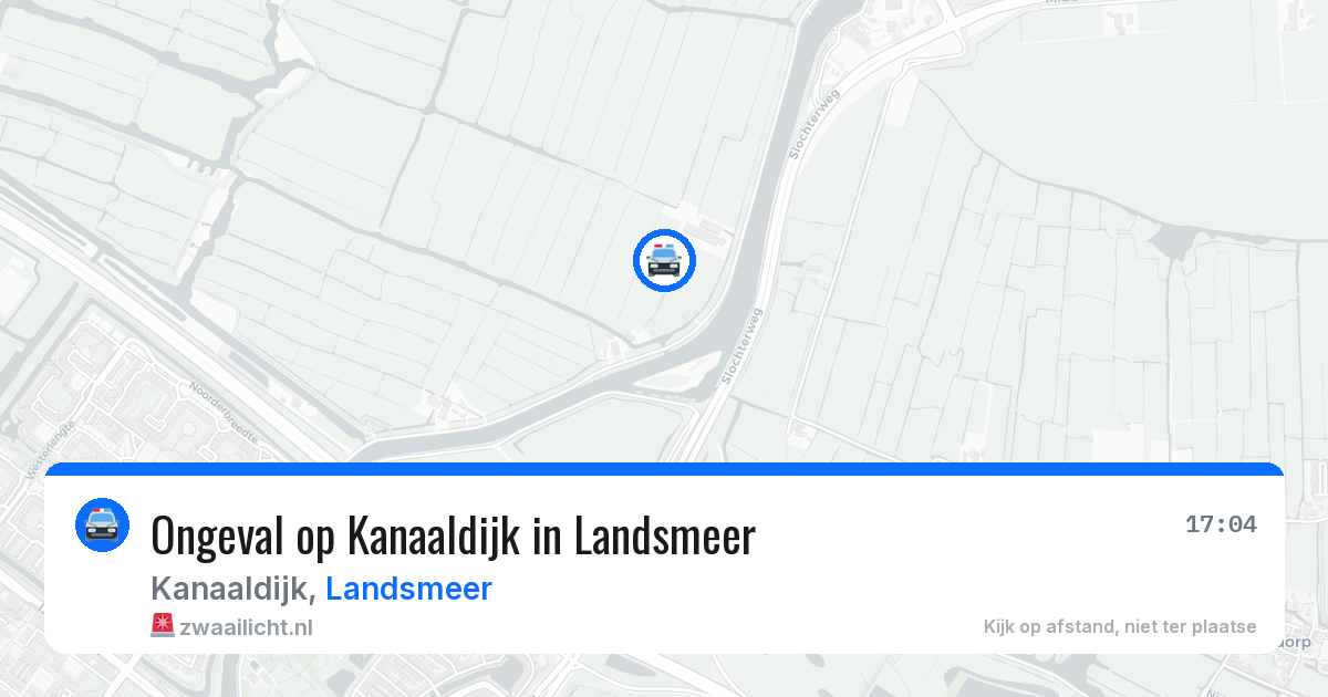 Ongeval op Kanaaldijk in Landsmeer — 25 jul 2026