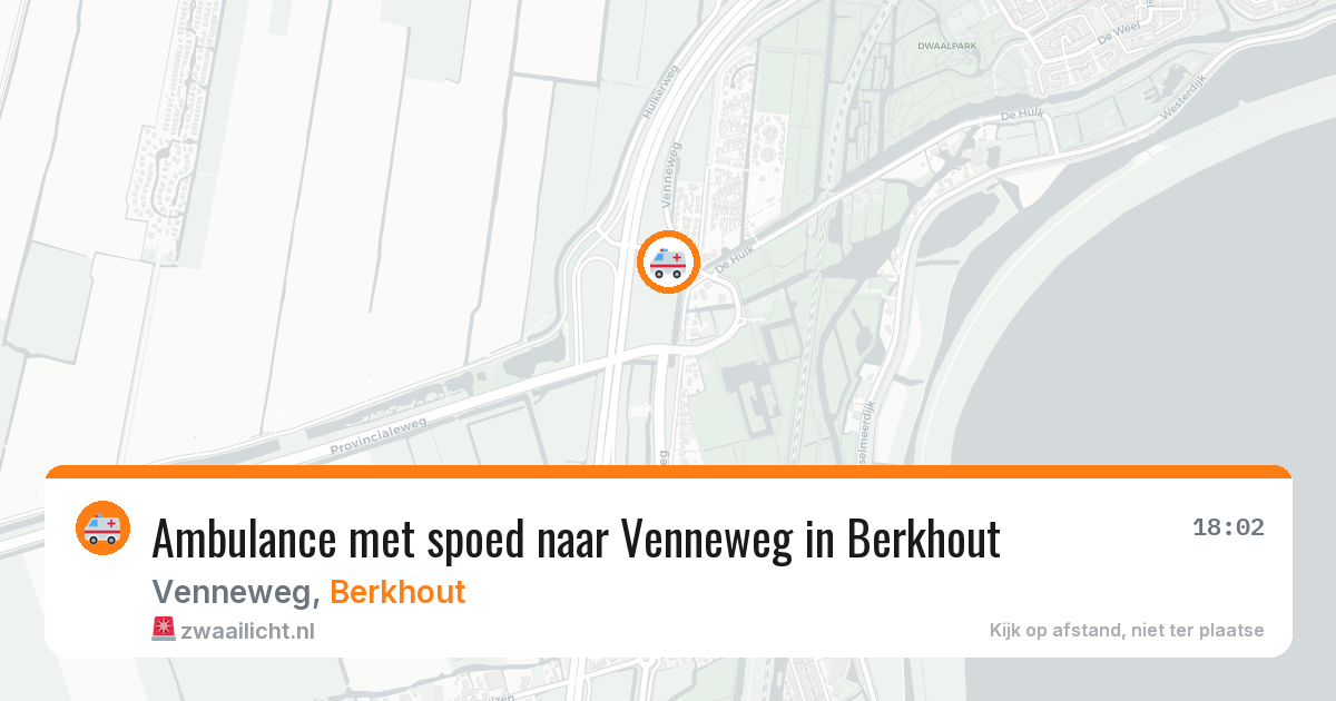 Ambulance met spoed naar Venneweg in Berkhout — 1 jul 2026