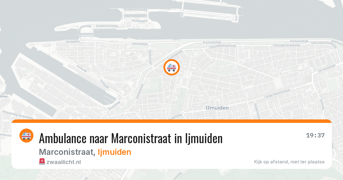 Ambulance naar Marconistraat in Ijmuiden — 26 mei 2026