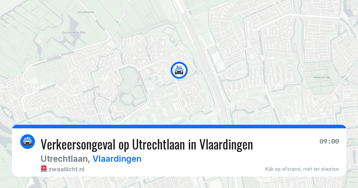 Verkeersongeval op Utrechtlaan in Vlaardingen — 19 jun 2026
