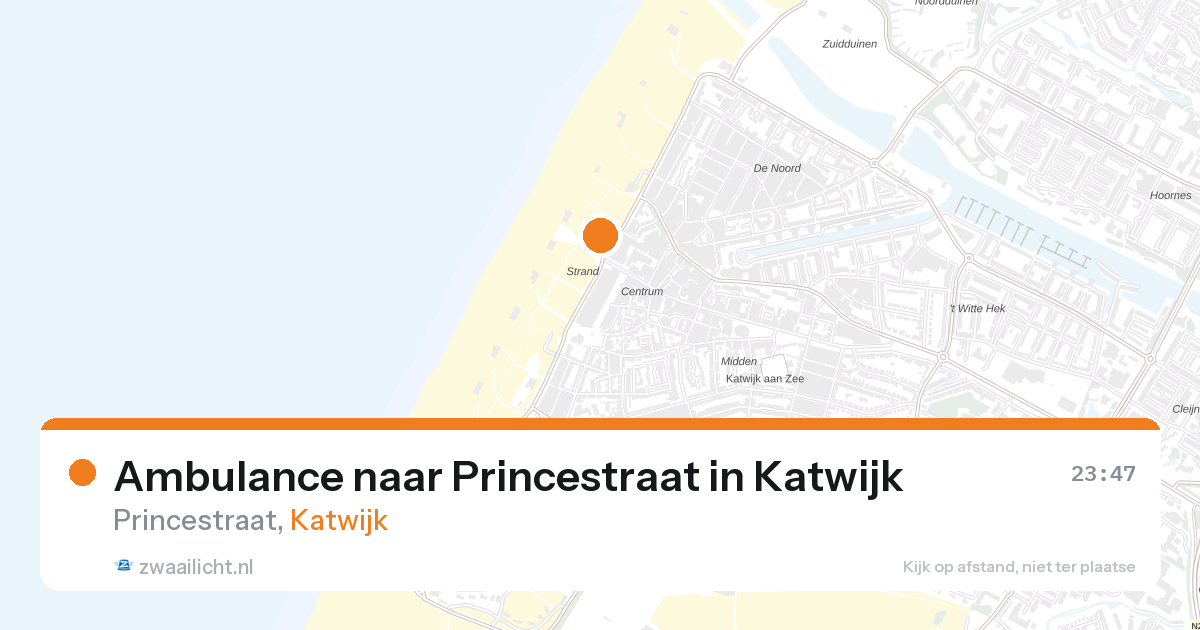 Ambulance naar Princestraat in Katwijk — 6 jun 2026