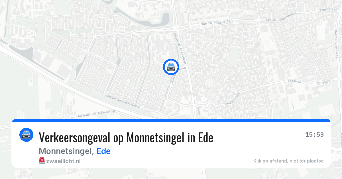 Verkeersongeval op Monnetsingel in Ede — 10 feb 2026