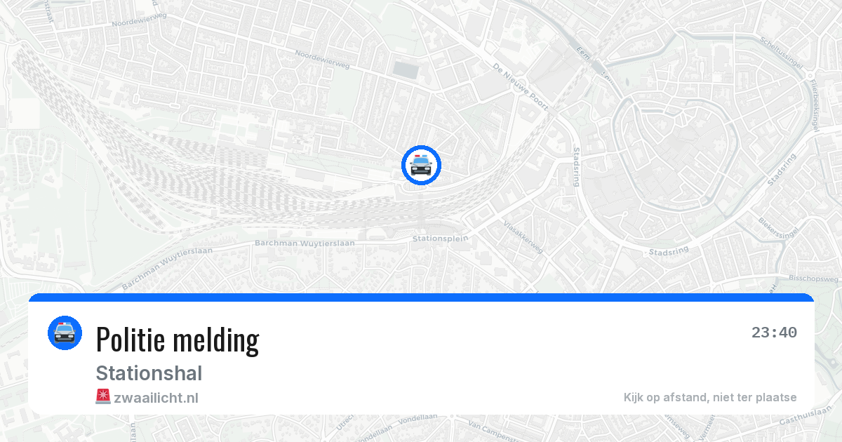 Politie melding — 26 apr 2026