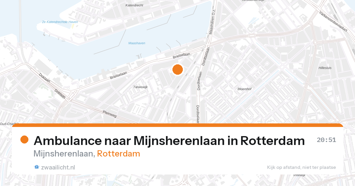 Ambulance naar Mijnsherenlaan in Rotterdam — 26 aug 2026