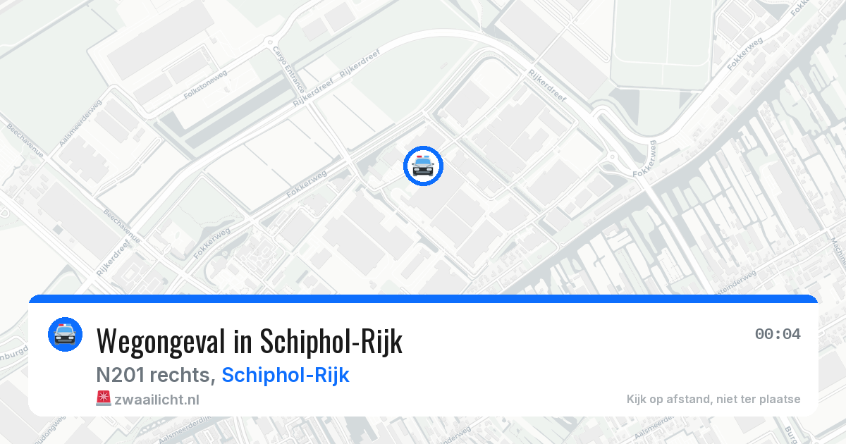 Wegongeval in Schiphol-Rijk — 25 apr 2026