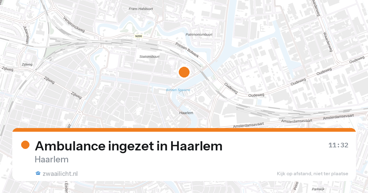 Ambulance ingezet in Haarlem — 10 jun 2026