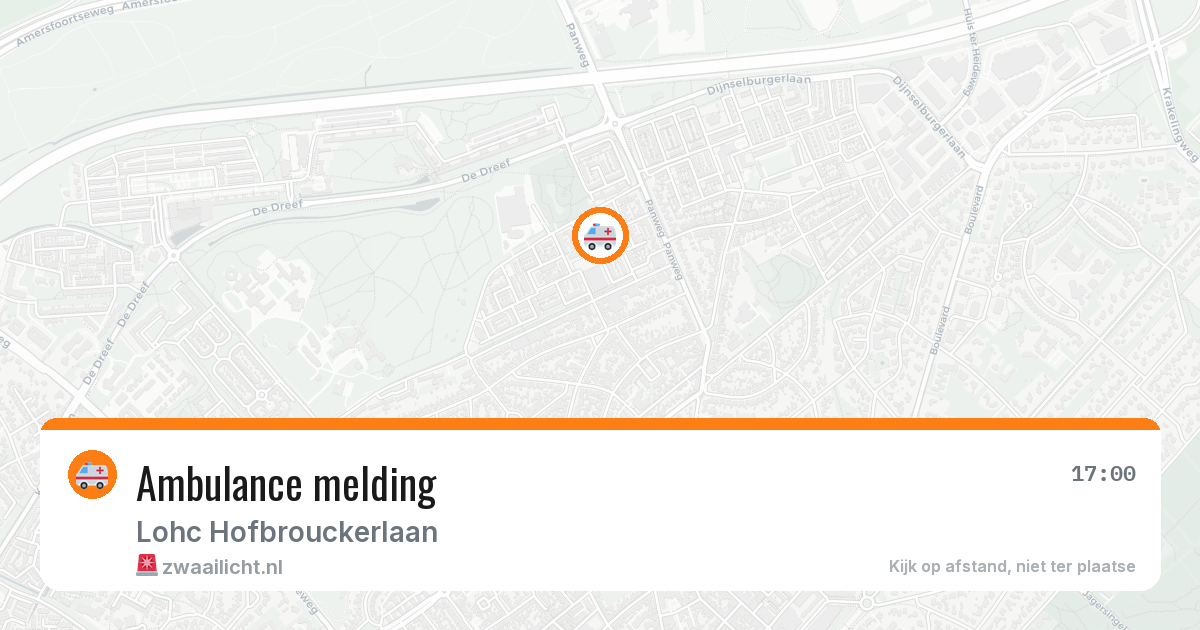 Ambulance melding — 1 feb 2026