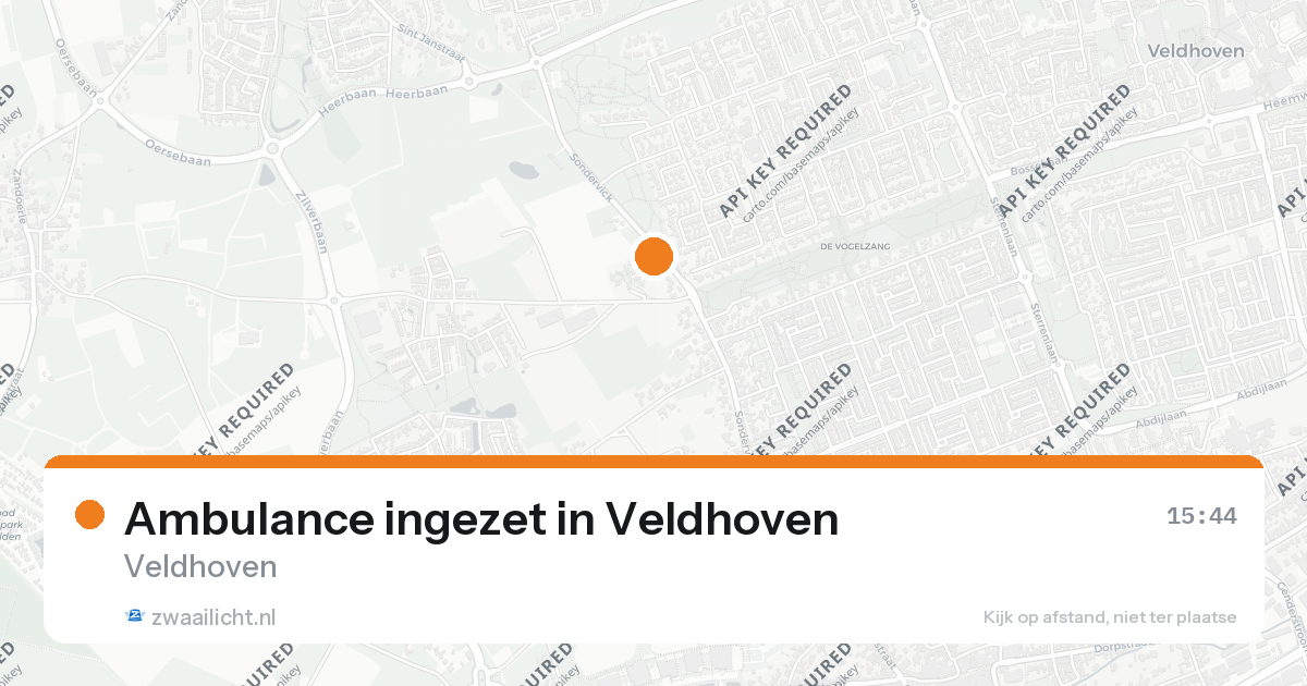 Ambulance ingezet in Veldhoven — 26 aug 2026