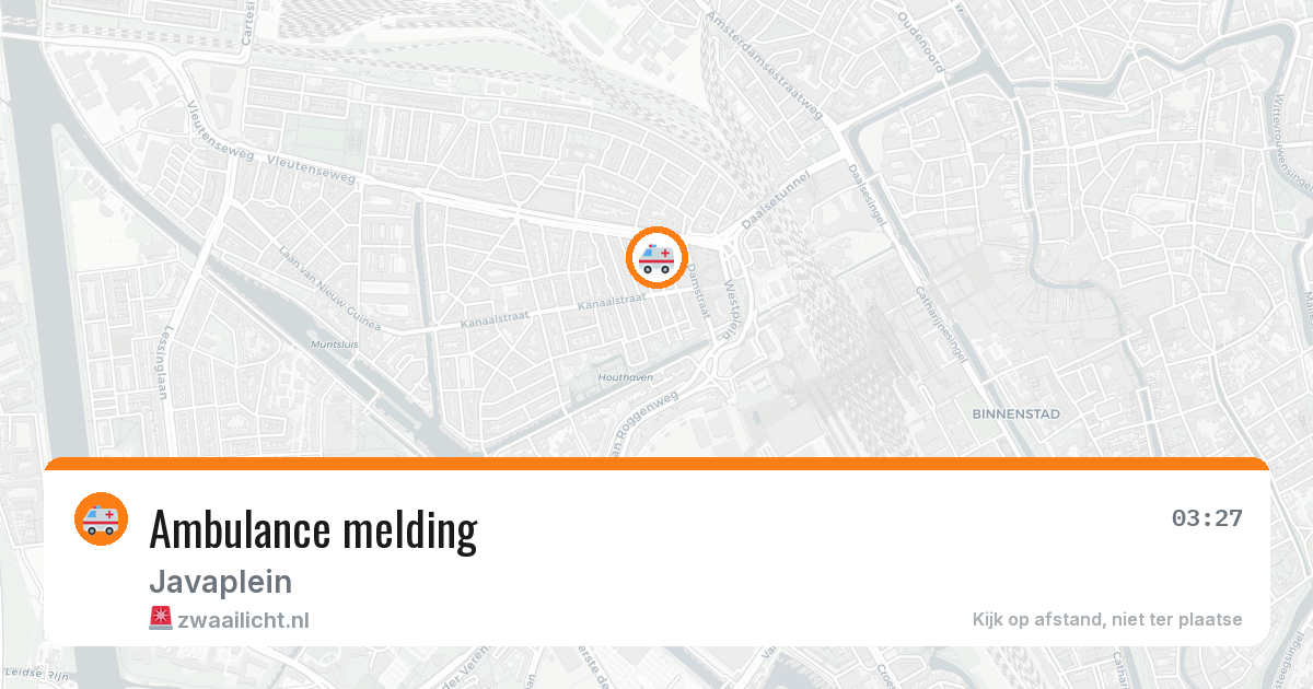 Ambulance melding — 26 jun 2026