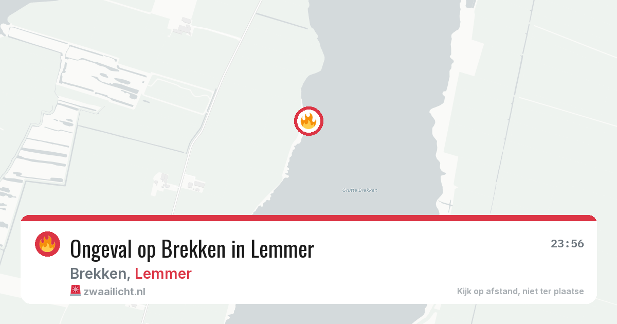 Ongeval op Brekken in Lemmer — 19 jun 2026