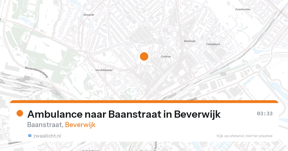 Ambulance naar Baanstraat in Beverwijk — 7 feb 2026