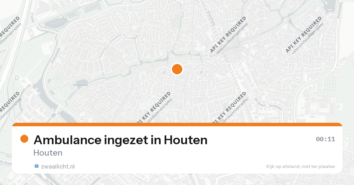 Ambulance ingezet in Houten — 4 apr 2026