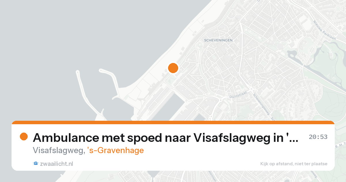 Ambulance met spoed naar Visafslagweg in 's-Gravenhage — 7 feb 2026