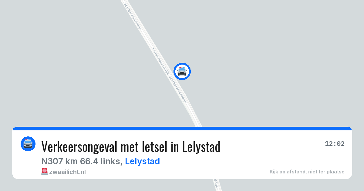 Verkeersongeval met letsel in Lelystad — 13 aug 2026