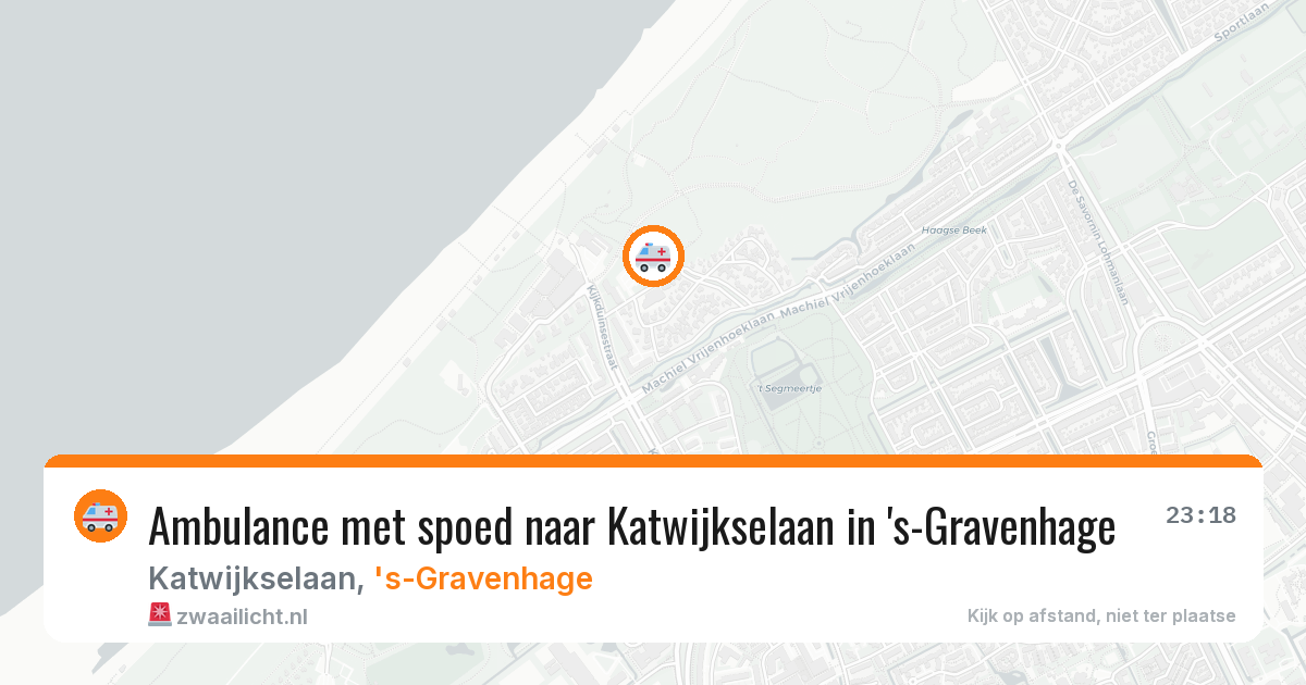 Ambulance met spoed naar Katwijkselaan in 's-Gravenhage — 1 jul 2026