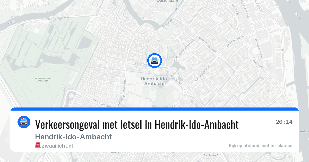 Verkeersongeval met letsel in Hendrik-Ido-Ambacht — 26 jun 2026