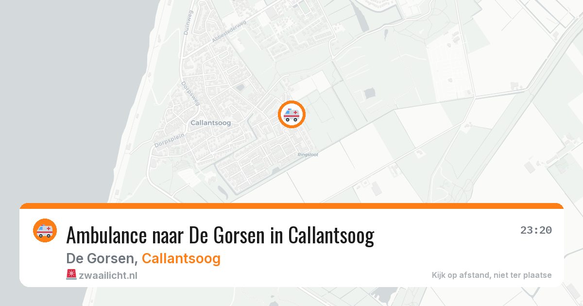 Ambulance naar De Gorsen in Callantsoog — 11 jun 2026