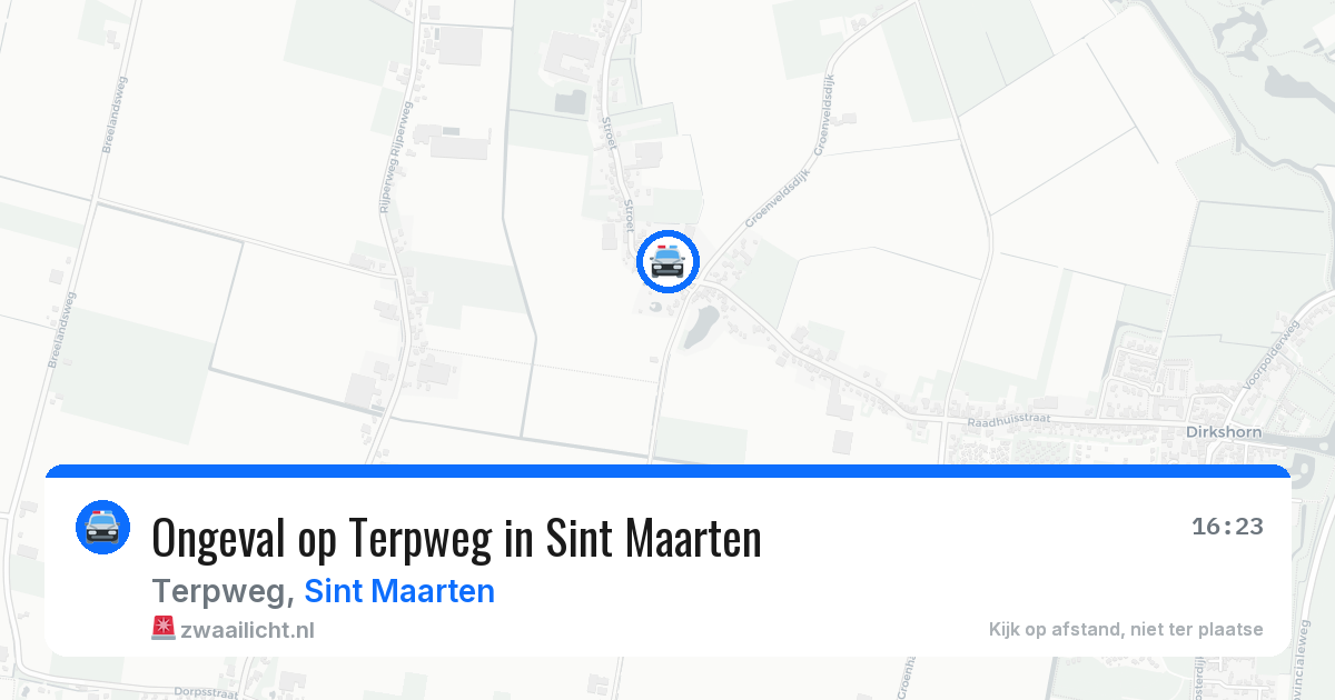 Ongeval op Terpweg in Sint Maarten — 29 jun 2026
