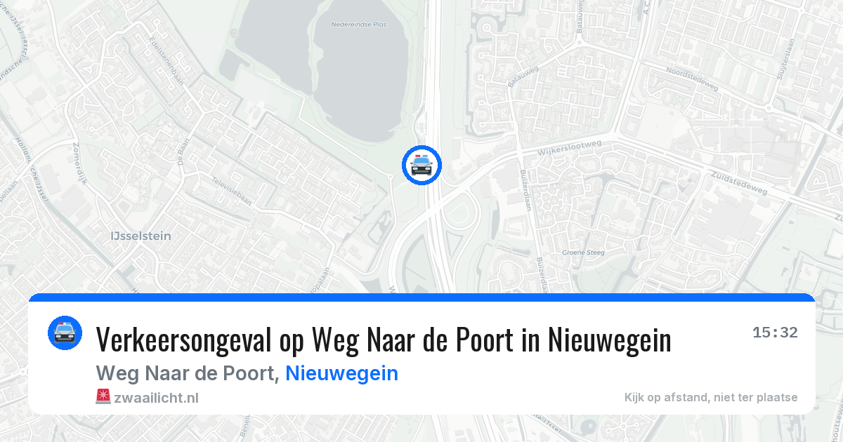 Verkeersongeval op Weg Naar de Poort in Nieuwegein — 3 jul 2026