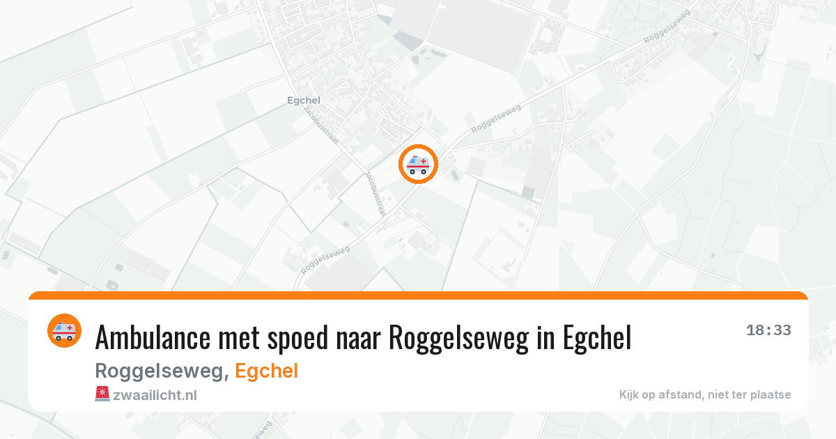 Ambulance met spoed naar Roggelseweg in Egchel — 28 jun 2026