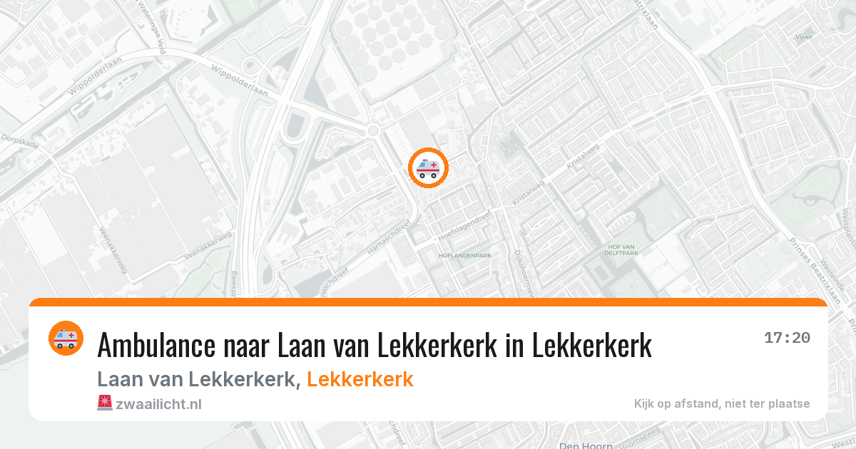 Ambulance naar Laan van Lekkerkerk in Lekkerkerk — 30 jun 2026