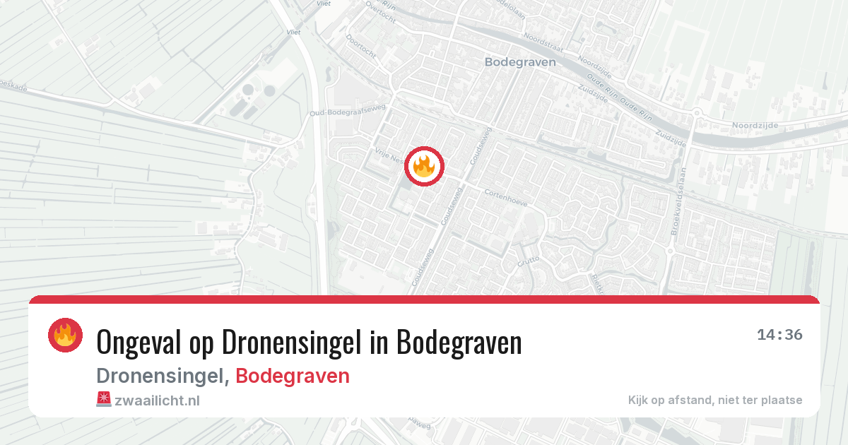 Ongeval op Dronensingel in Bodegraven — 4 mei 2026