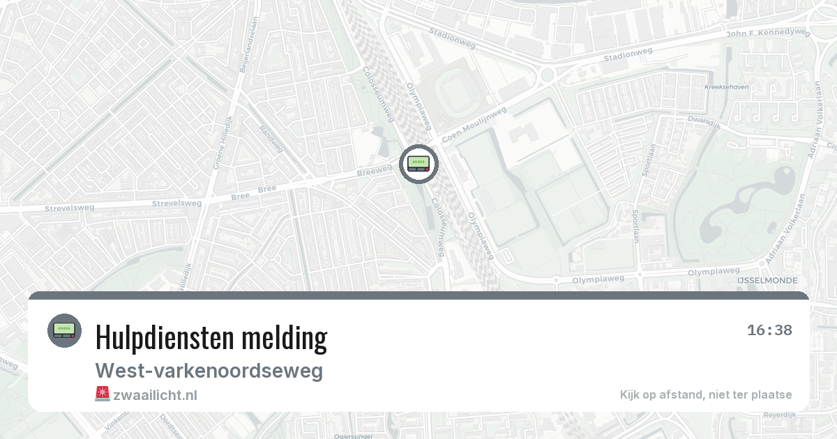 Hulpdiensten melding — 28 mei 2026