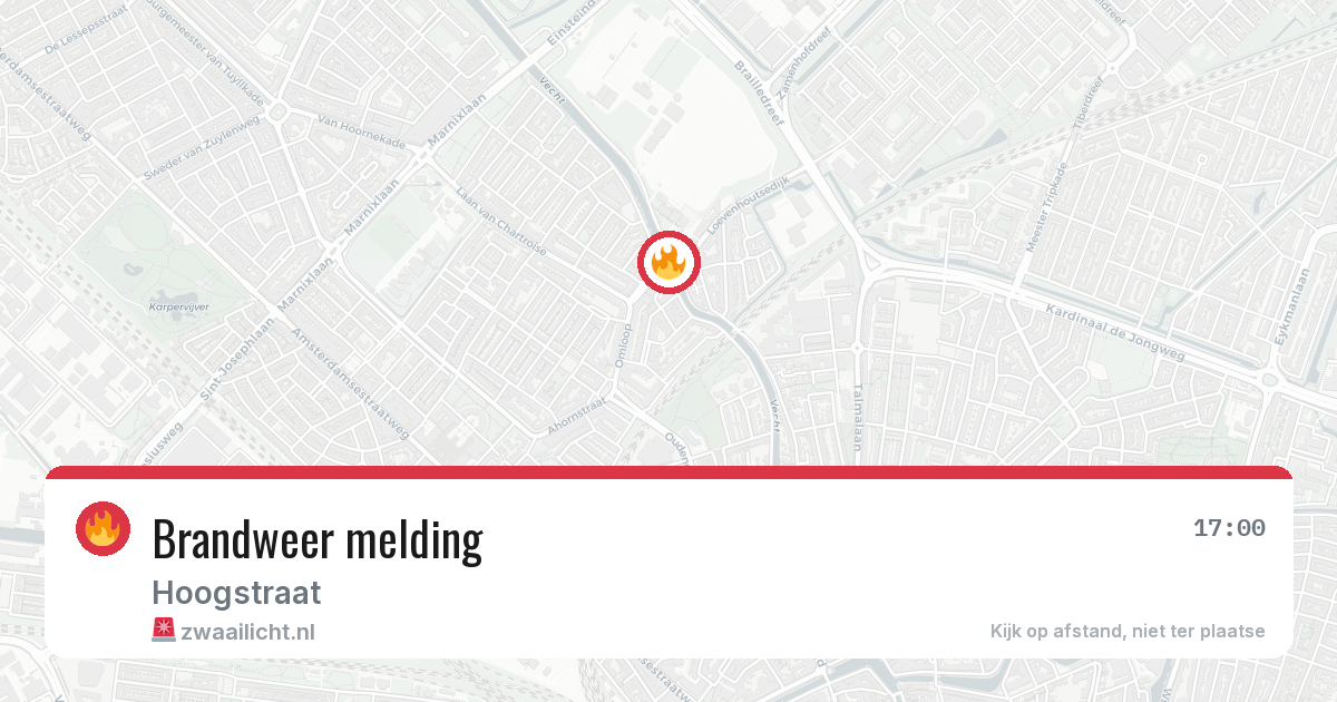 Brandweer melding — 30 jun 2026