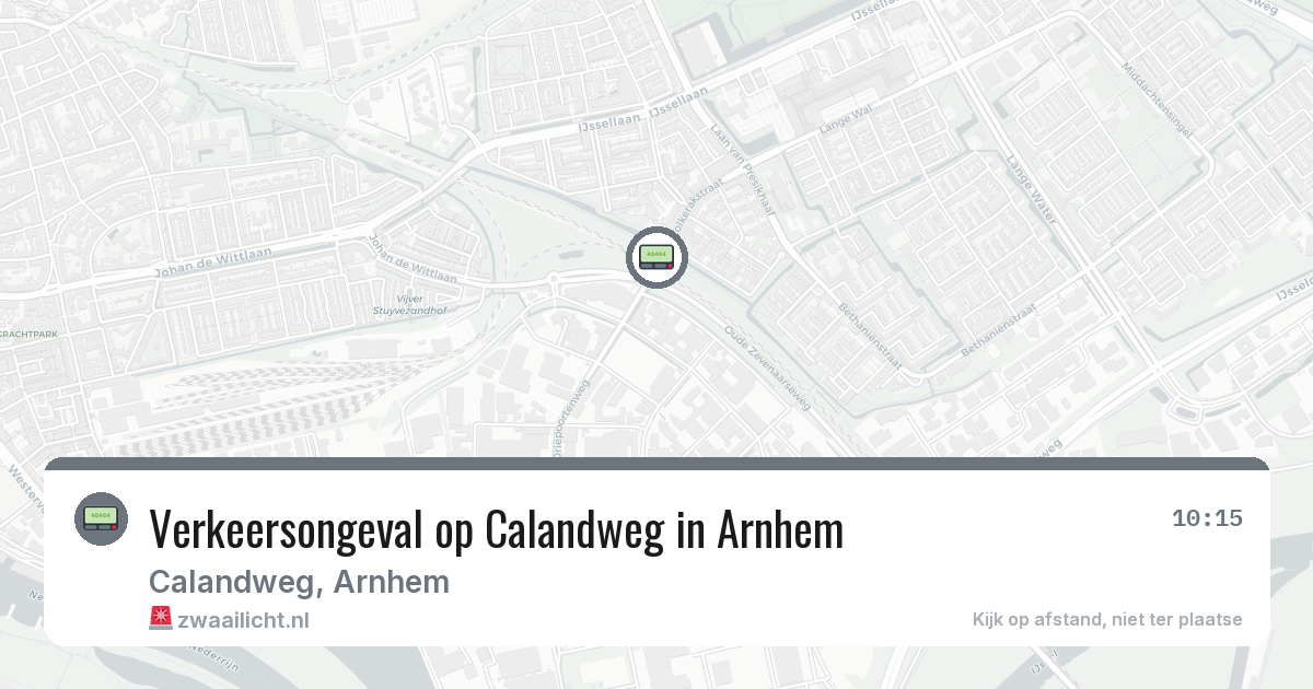 Verkeersongeval op Calandweg in Arnhem — 4 apr 2026