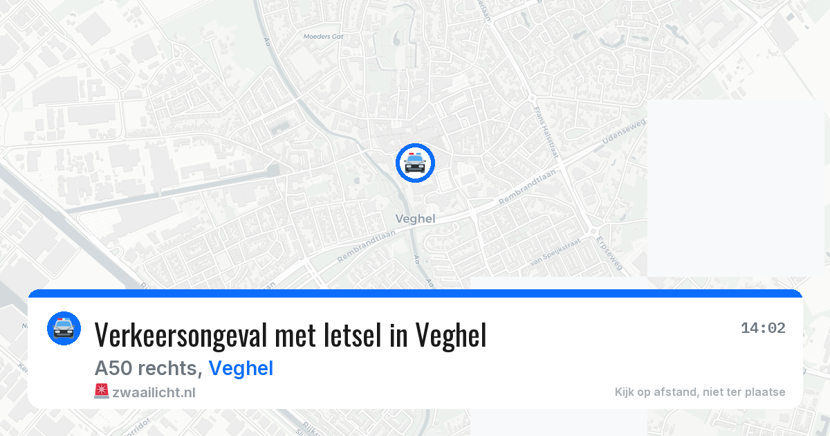 Verkeersongeval met letsel in Veghel — 3 apr 2026