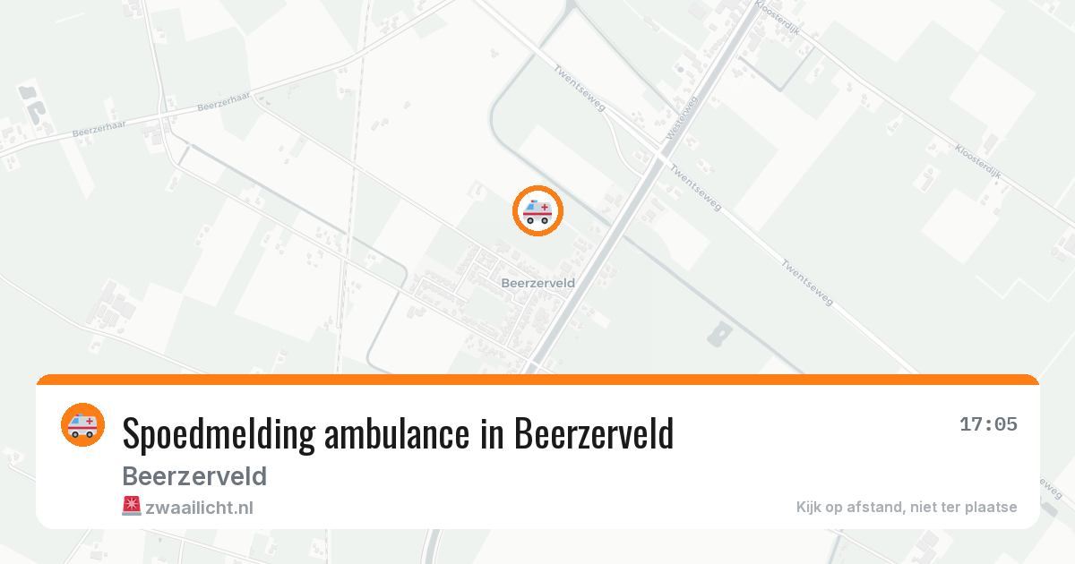 Spoedmelding ambulance in Beerzerveld — 13 jun 2026